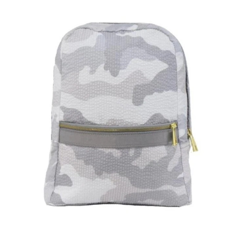 Small Seersucker Backpack
