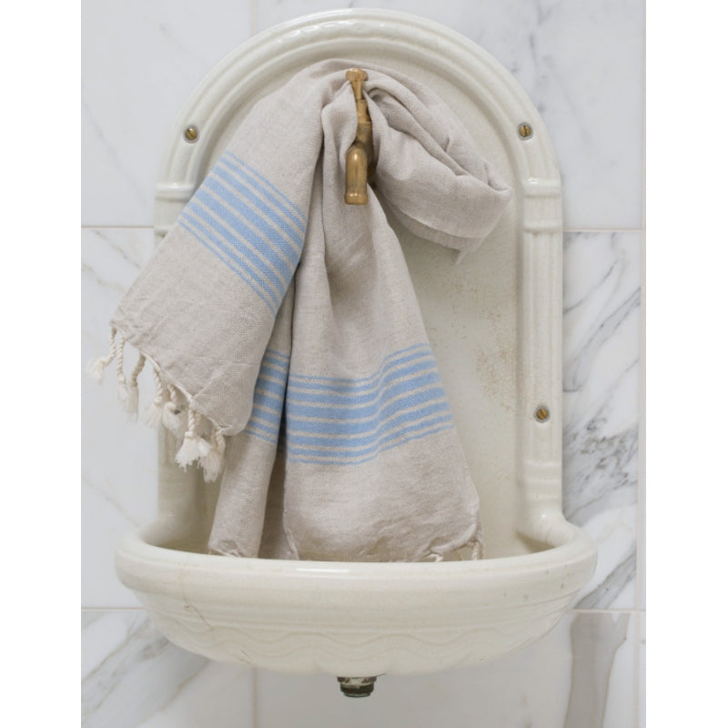 Linen Hamam Striped Towel