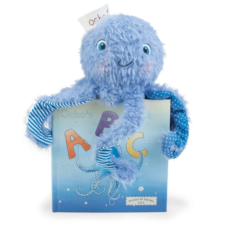 Ocho's ABC Board Book with Ocho the Stuffed Octopus